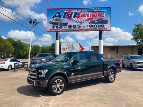 2016 Ford F-150 for sale at ANF AUTO FINANCE in Houston TX