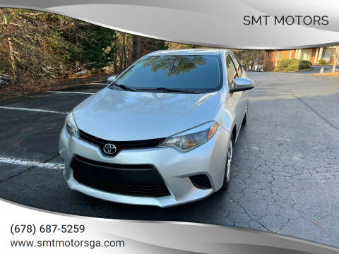 2015 Toyota Corolla for sale at SMT Motors in Roswell GA