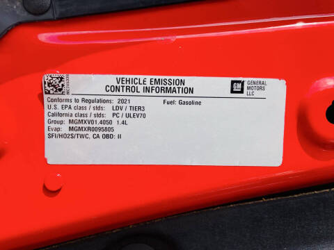 2021 Chevrolet Spark 2LT CVT