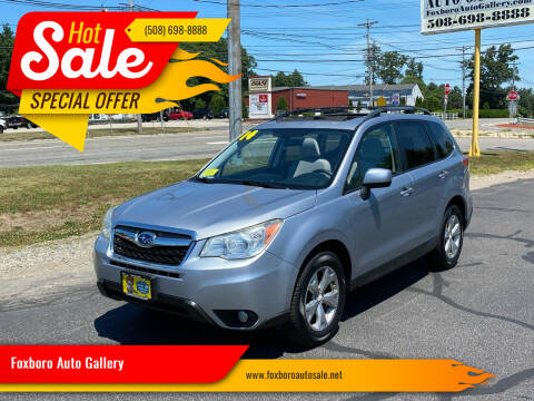 2014 Subaru Forester for sale at Foxboro Auto Gallery in Foxboro MA