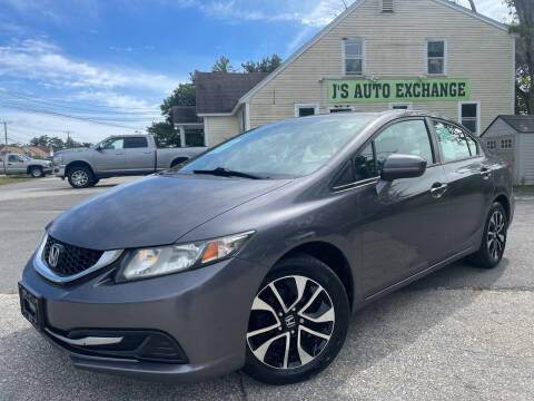 2015 Honda Civic for sale at J's Auto Exchange in Derry NH