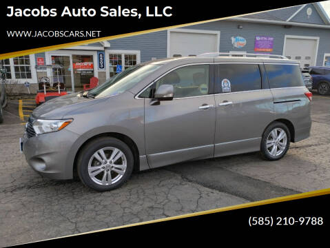 2013 Nissan Quest for sale at Jacobs Auto Sales, LLC in Spencerport NY