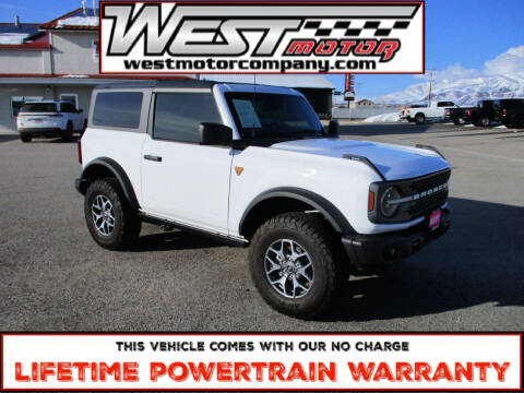 2022 Ford Bronco for sale at West Motor Company in Hyde Park UT