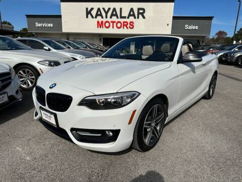 2017 BMW 2 Series for sale at KAYALAR MOTORS in Houston TX