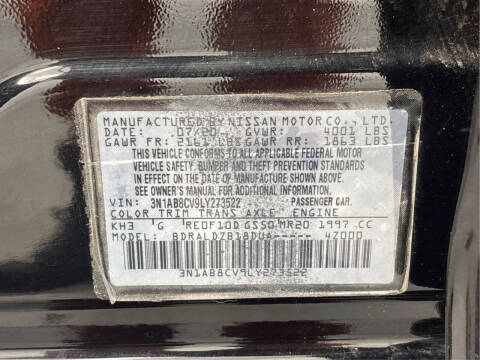 2020 Nissan Sentra SV