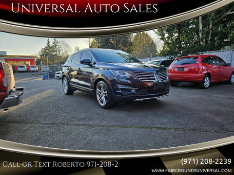 2015 Lincoln MKC for sale at Universal Auto Sales in Salem OR