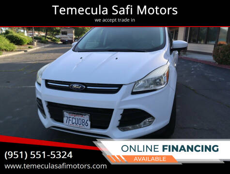 2014 Ford Escape for sale at Temecula Safi Motors in Temecula CA