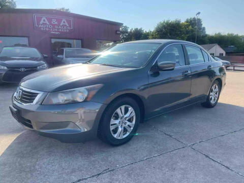 2010 Honda Accord for sale at A & A Auto Sales in Fayetteville AR