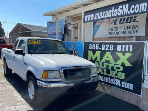 2004 Ford Ranger for sale at Max Auto Sales in Santa Maria CA