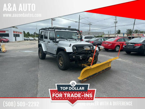 2008 Jeep Wrangler Unlimited for sale at A&A AUTO in Fairhaven MA