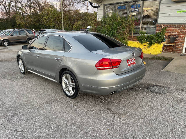 2013 Volkswagen Passat for sale at Green Ride LLC in NASHVILLE, TN