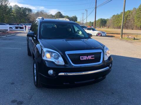2011 GMC Acadia for sale at CVC AUTO SALES in Durham NC