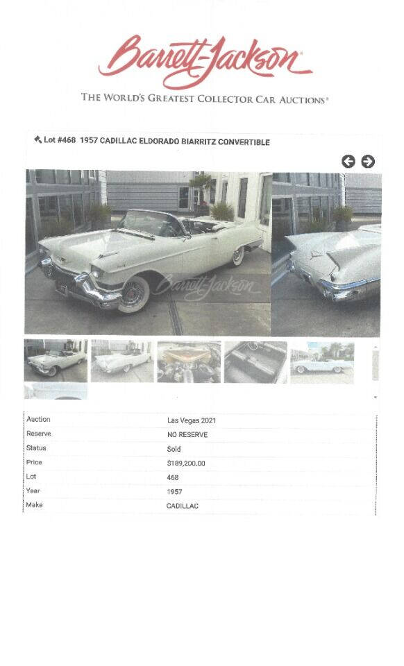 1957 Cadillac Eldorado Biarritz 94