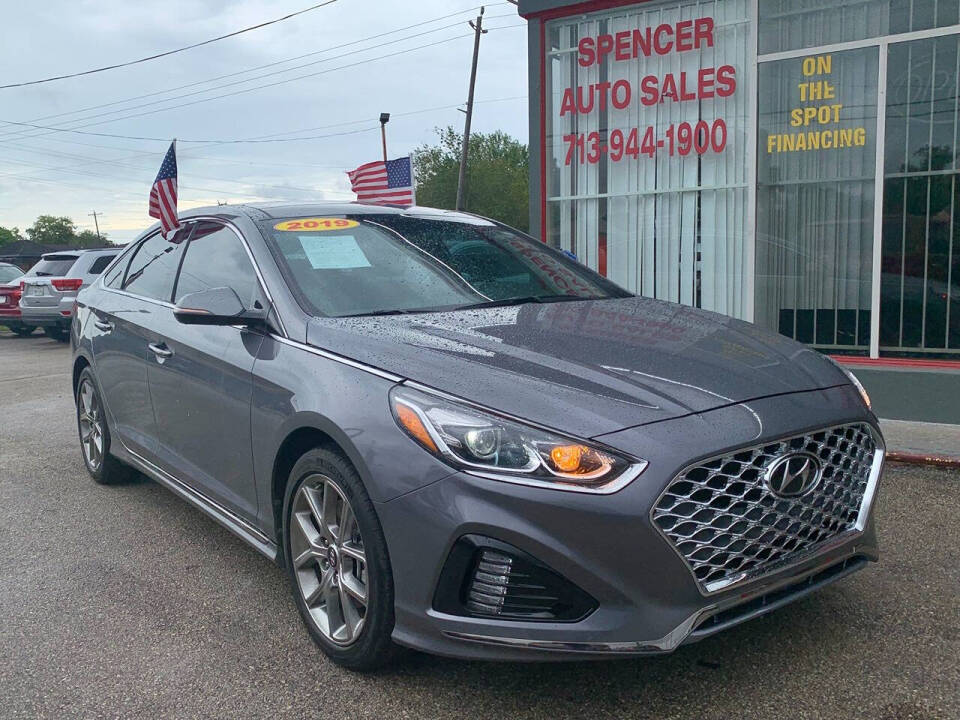 2019 Hyundai SONATA for sale at SPENCER AUTO SALES in South Houston, TX