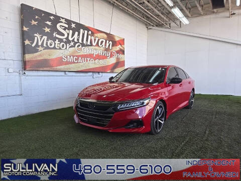 2021 Honda Accord for sale at SULLIVAN MOTOR COMPANY INC. in Mesa AZ