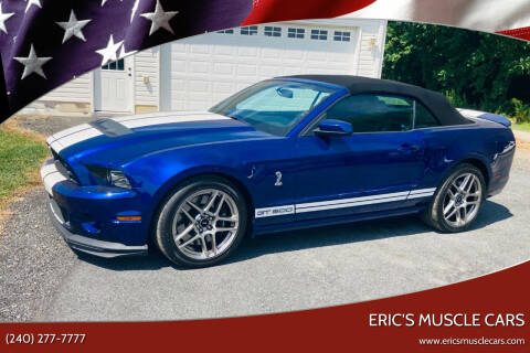 2014 Ford Shelby GT500 for sale at Eric's Muscle Cars in Clarksburg MD
