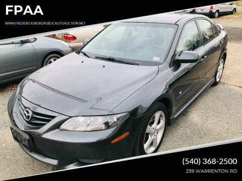 2005 Mazda MAZDA6 for sale at FPAA in Fredericksburg VA