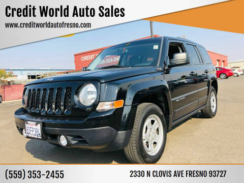 2016 Jeep Patriot for sale at Credit World Auto Sales in Fresno CA