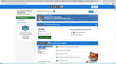 2011 Audi A5 2.0T quattro Premium Plus