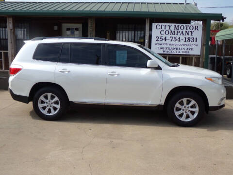 2012 Toyota Highlander for sale at CITY MOTOR COMPANY in Waco TX