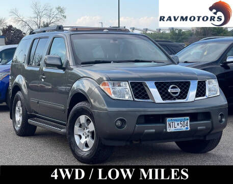 2006 Nissan Pathfinder for sale at RAVMOTORS- Burnsville in Burnsville MN