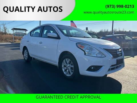 2019 Nissan Versa for sale at QUALITY AUTOS in Hamburg NJ