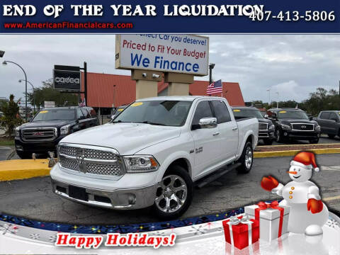 2015 RAM 1500 for sale at American Financial Cars in Orlando FL