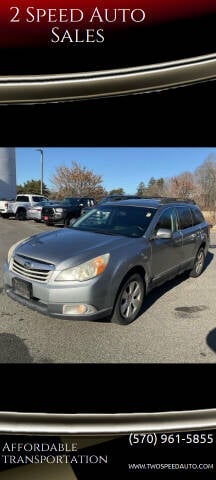 2011 Subaru Outback for sale at 2 Speed Auto Sales in Scranton PA