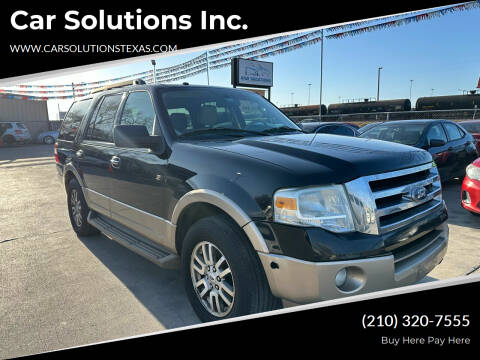 2011 Ford Expedition for sale at Car Solutions Inc. in San Antonio TX