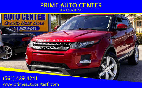 2015 Land Rover Range Rover Evoque for sale at PRIME AUTO CENTER in Palm Springs FL