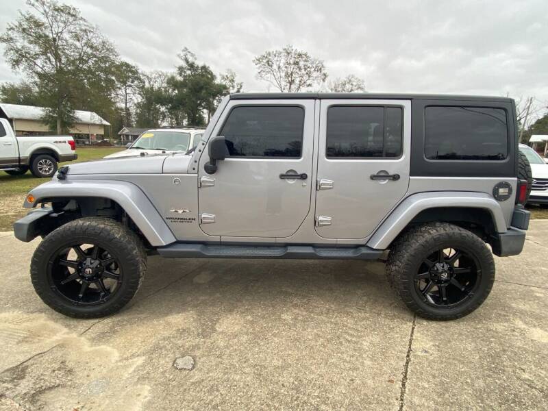 2017 Jeep Wrangler Unlimited for sale at A & B Auto Sales of Chipley in Chipley FL