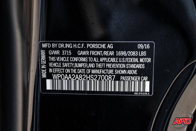 2017 Porsche 718 Cayman