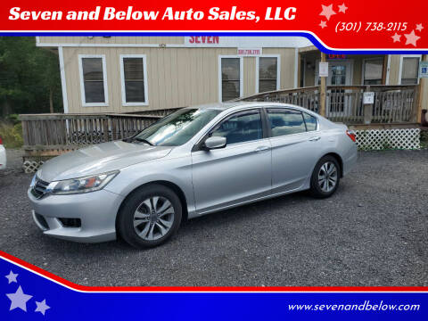 2014 Honda Accord for sale at Seven and Below Auto Sales, LLC in Rockville MD