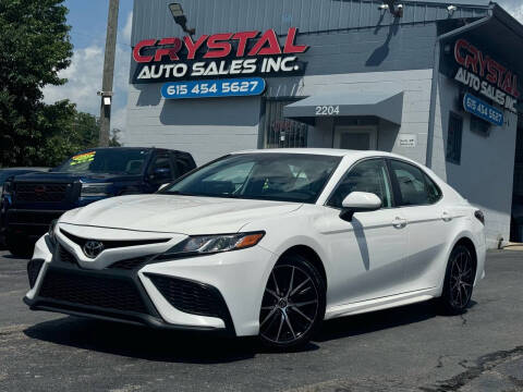 2021 Toyota Camry for sale at Crystal Auto Sales Inc in Nashville TN