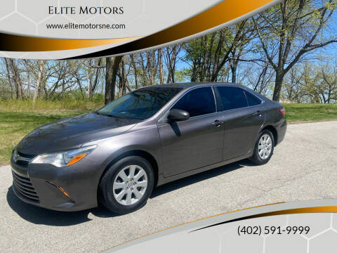2016 Toyota Camry for sale at Elite Motors in Bellevue NE
