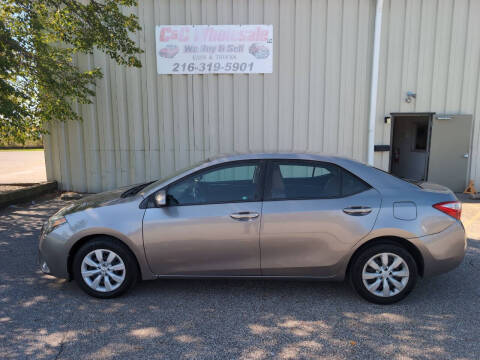 2015 Toyota Corolla for sale at C & C Wholesale in Cleveland OH