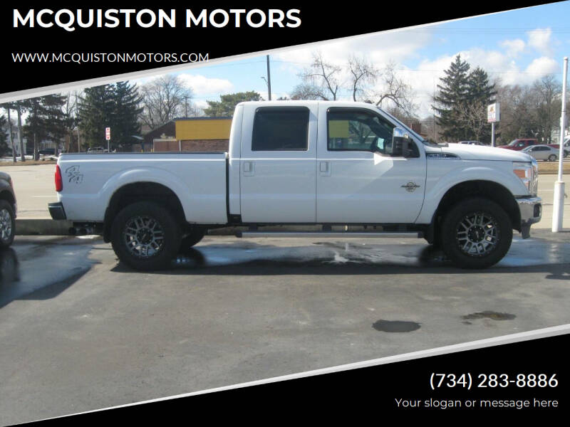 2014 Ford F-350 Super Duty for sale at MCQUISTON MOTORS in Wyandotte MI