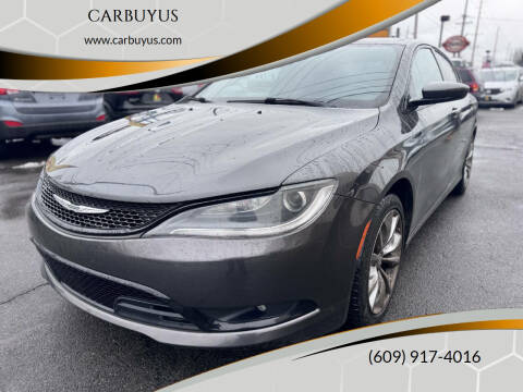 2015 Chrysler 200 for sale at CARBUYUS in Ewing NJ
