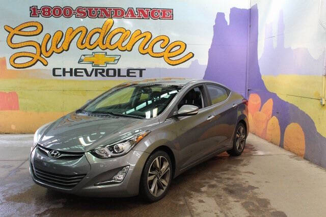 Used 2014 Hyundai Elantra Limited with VIN 5NPDH4AE5EH524444 for sale in Grand Ledge, MI