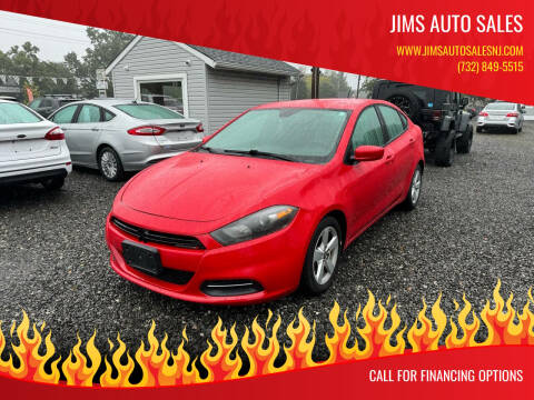 2016 Dodge Dart for sale at Jims Auto Sales in Lakehurst NJ