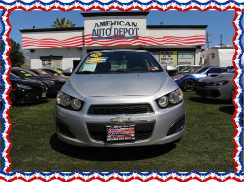 2013 Chevrolet Sonic for sale at American Auto Depot in Modesto CA