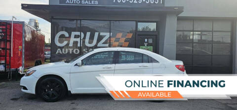 2013 Chrysler 200 for sale at Cruz Auto Sales in Dalton GA