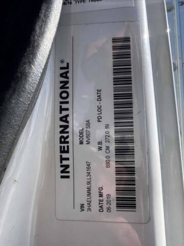 2020 International MV607