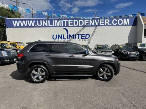 2015 Jeep Grand Cherokee for sale at Unlimited Auto Sales in Denver CO