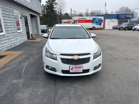 2014 Chevrolet Cruze for sale at Highlander Auto Sales in Mechanicsville VA