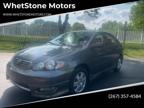 2006 Toyota Corolla for sale at WhetStone Motors in Bensalem PA