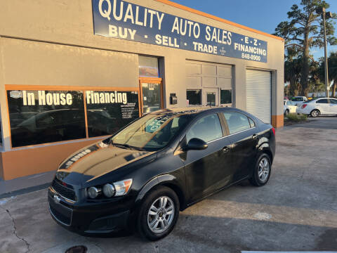 2012 Chevrolet Sonic for sale at QUALITY AUTO SALES OF FLORIDA in New Port Richey FL