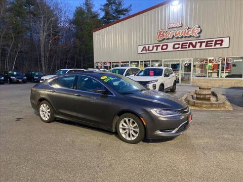 2015 Chrysler 200 for sale at North Berwick Auto Center in Berwick ME