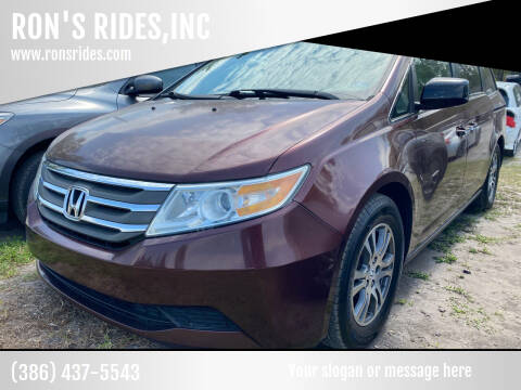 2013 Honda Odyssey for sale at RON'S RIDES,INC in Bunnell FL