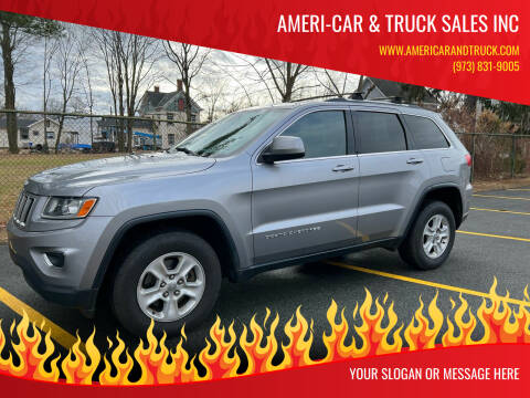 2015 Jeep Grand Cherokee for sale at AMERI-CAR & TRUCK SALES INC in Haskell NJ